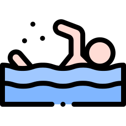 la natation Icône