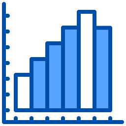 gráfico de barras Ícone