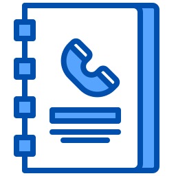 Phone book icon