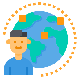 Global network icon