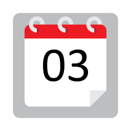 Calendar date icon