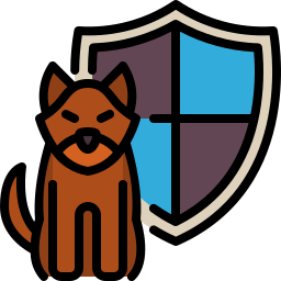 Guard dog icon