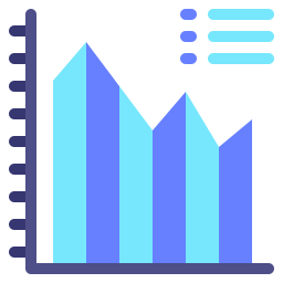 graphique à barres Icône