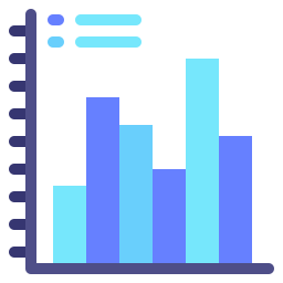 diagramme à bandes Icône