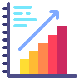 graphique à barres Icône