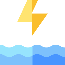 Sea water icon