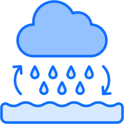 Water cycle icon