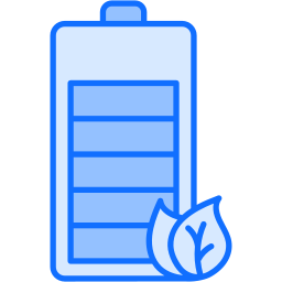 Eco battery icon