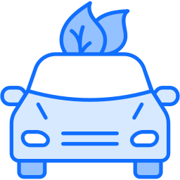 Eco car icon