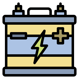 Car battery icon