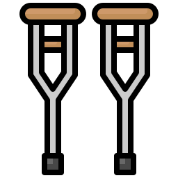 Crutches icon