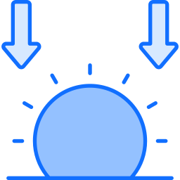 pôr do sol Ícone