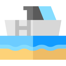 Ferry boat icon