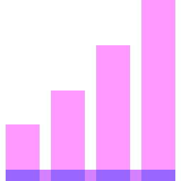 gráfico de barras Ícone