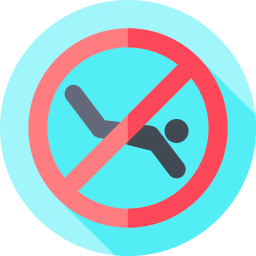 No diving icon