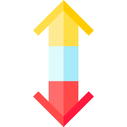 deux façons Icône