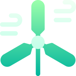 Wind turbine icon