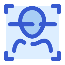 Face scanner icon