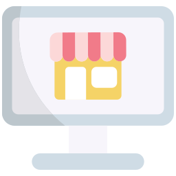 Online shop icon