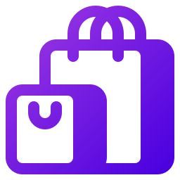 Shopping bags icon