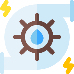 Water energy icon