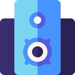 Music speaker icon