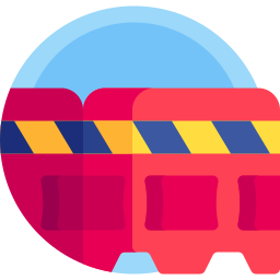 Road block icon