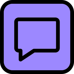 Speech bubble icon