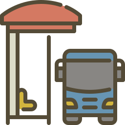 Bus stop icon