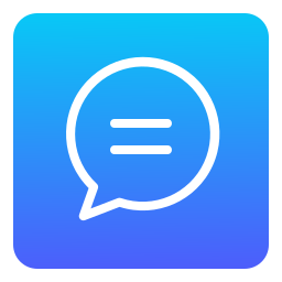 Speech bubble icon