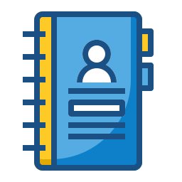 Contacts book icon