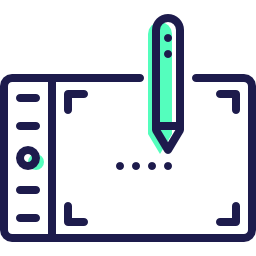 mesa digitalizadora Ícone