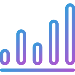 diagramme à bandes Icône