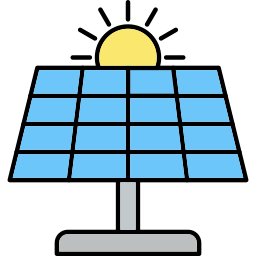 energia solar Ícone