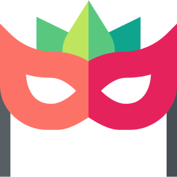 Carnival mask icon