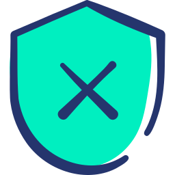 No protection icon