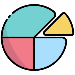 gráfico de pizza Ícone