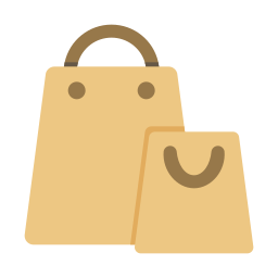 Shopping bags icon