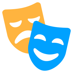 Theatre mask icon