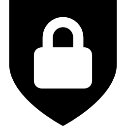 Locked shield icon