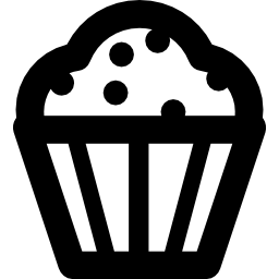 sobremesa cupcake Ícone