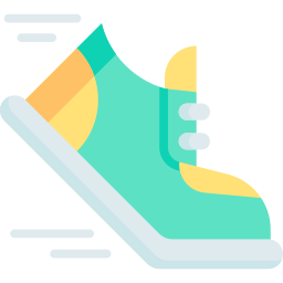 Running shoes icon