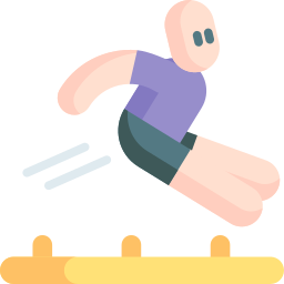 Long jump icon