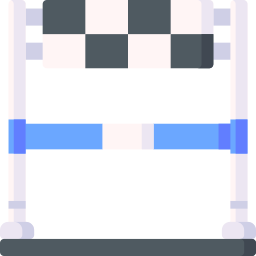 Finish line icon