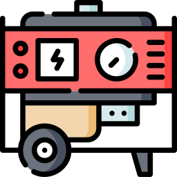 Electric generator icon