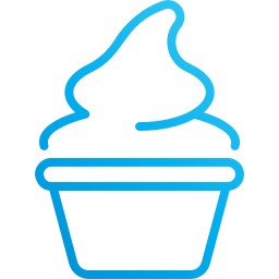 Ice cream cup icon