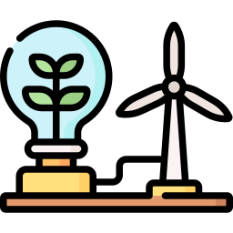 Green energy icon