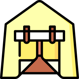 Refugee camp icon