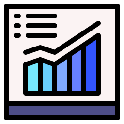 Business chart icon