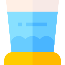 Glass of water icon